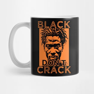 Black Don't Crack Orange Mug